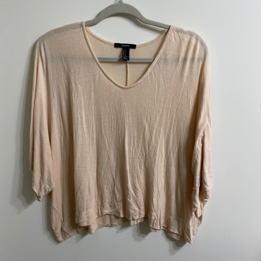 Light pink forever 21 comfy top